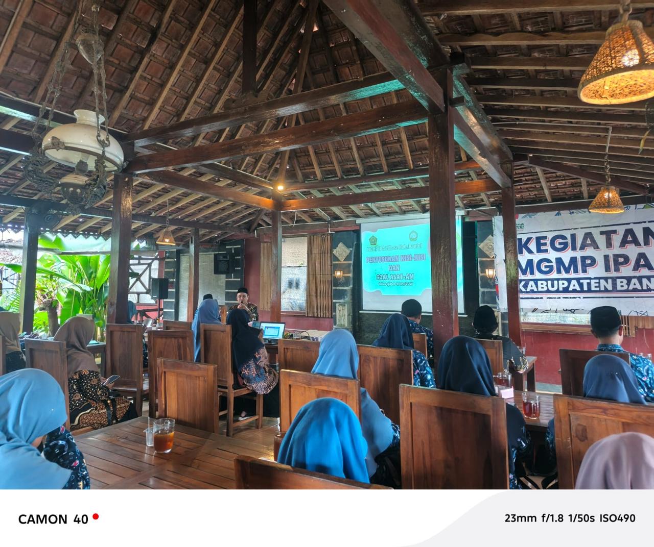 MGMP IPA MTs Kabupaten Bantul, Guru MTsN 9 Bantul Susun Kisi-Kisi ASAT dan AM